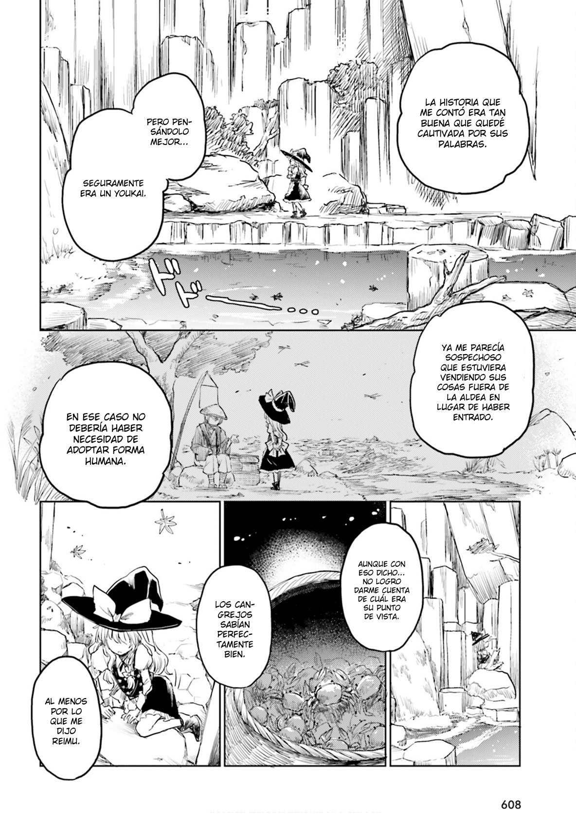 Touhou Suichouka ~ Lotus Eater-tachi no Suisei Capitulo 34: Lo que es cangrejo para uno, es veneno para otro (parte 2) página 12