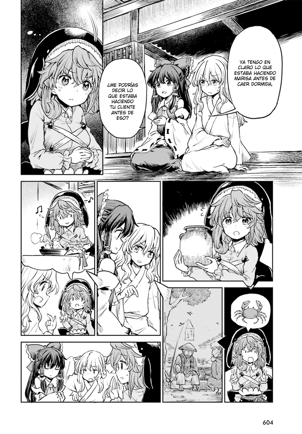 Touhou Suichouka ~ Lotus Eater-tachi no Suisei Capitulo 34: Lo que es cangrejo para uno, es veneno para otro (parte 2) página 8