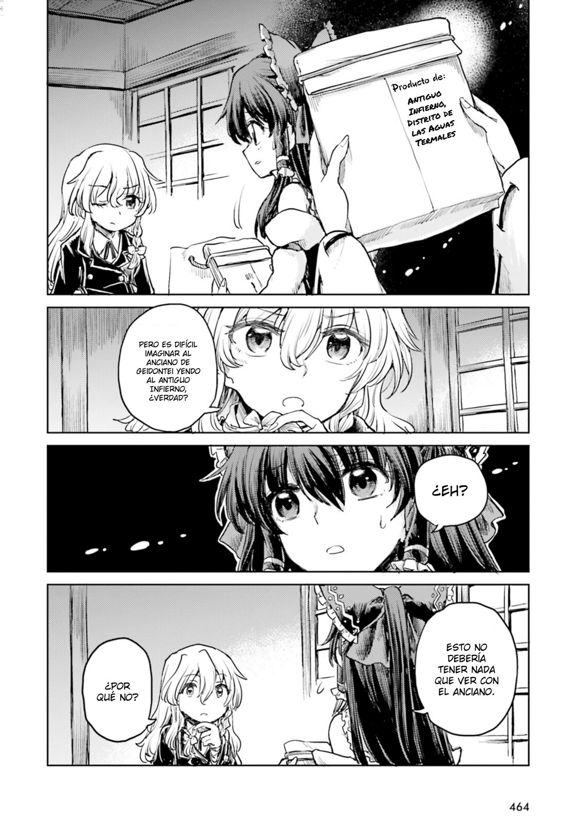 Touhou Suichouka ~ Lotus Eater-tachi no Suisei Capitulo 35: Bebida del delirio, oni del olvido (parte 1) página 14