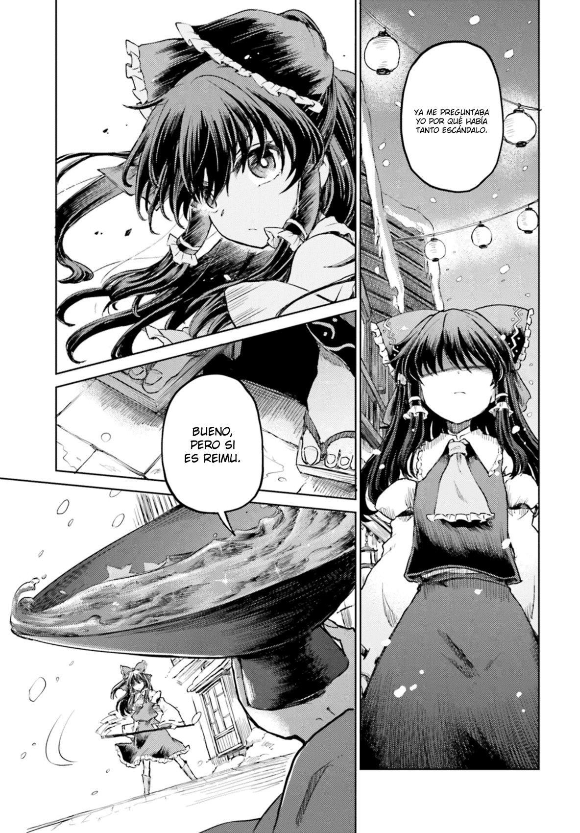 Touhou Suichouka ~ Lotus Eater-tachi no Suisei Capitulo 35: Bebida del delirio, oni del olvido (parte 1) página 19