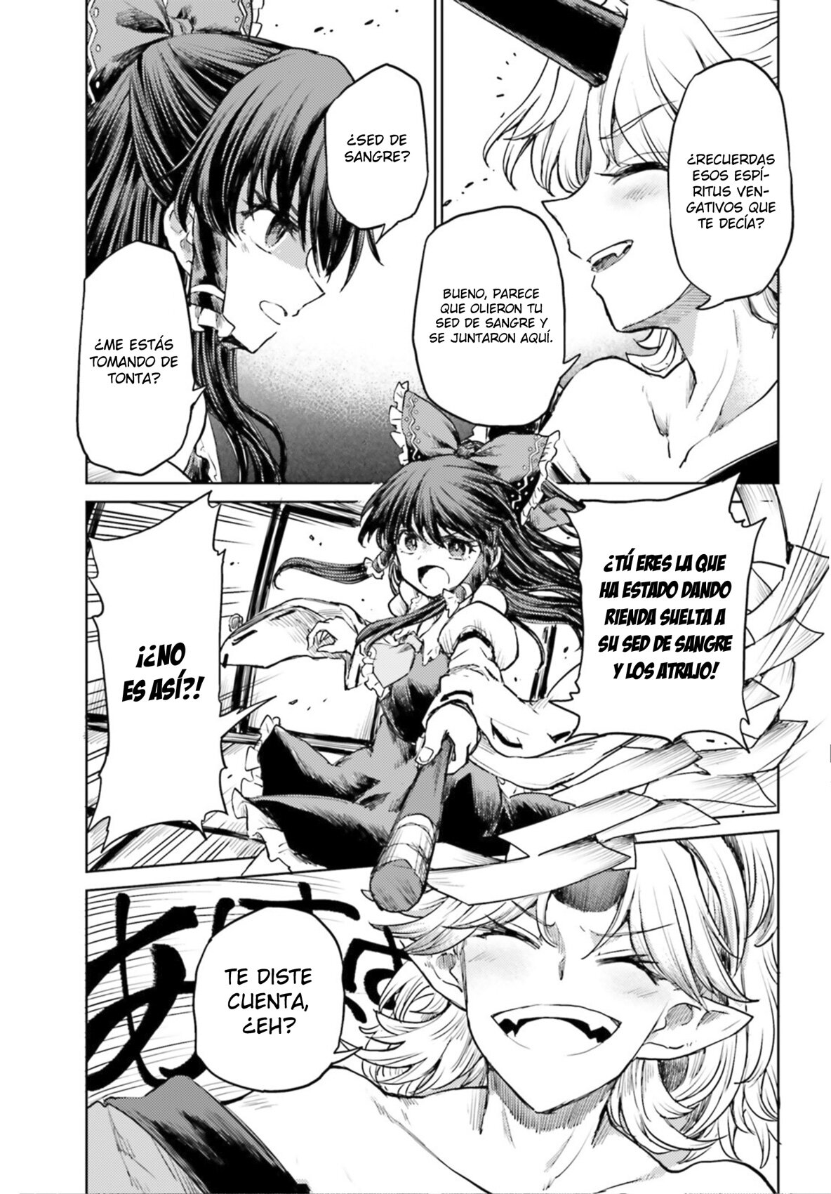 Touhou Suichouka ~ Lotus Eater-tachi no Suisei Capitulo 36: Bebida del delirio, oni del olvido (parte 2) página 14