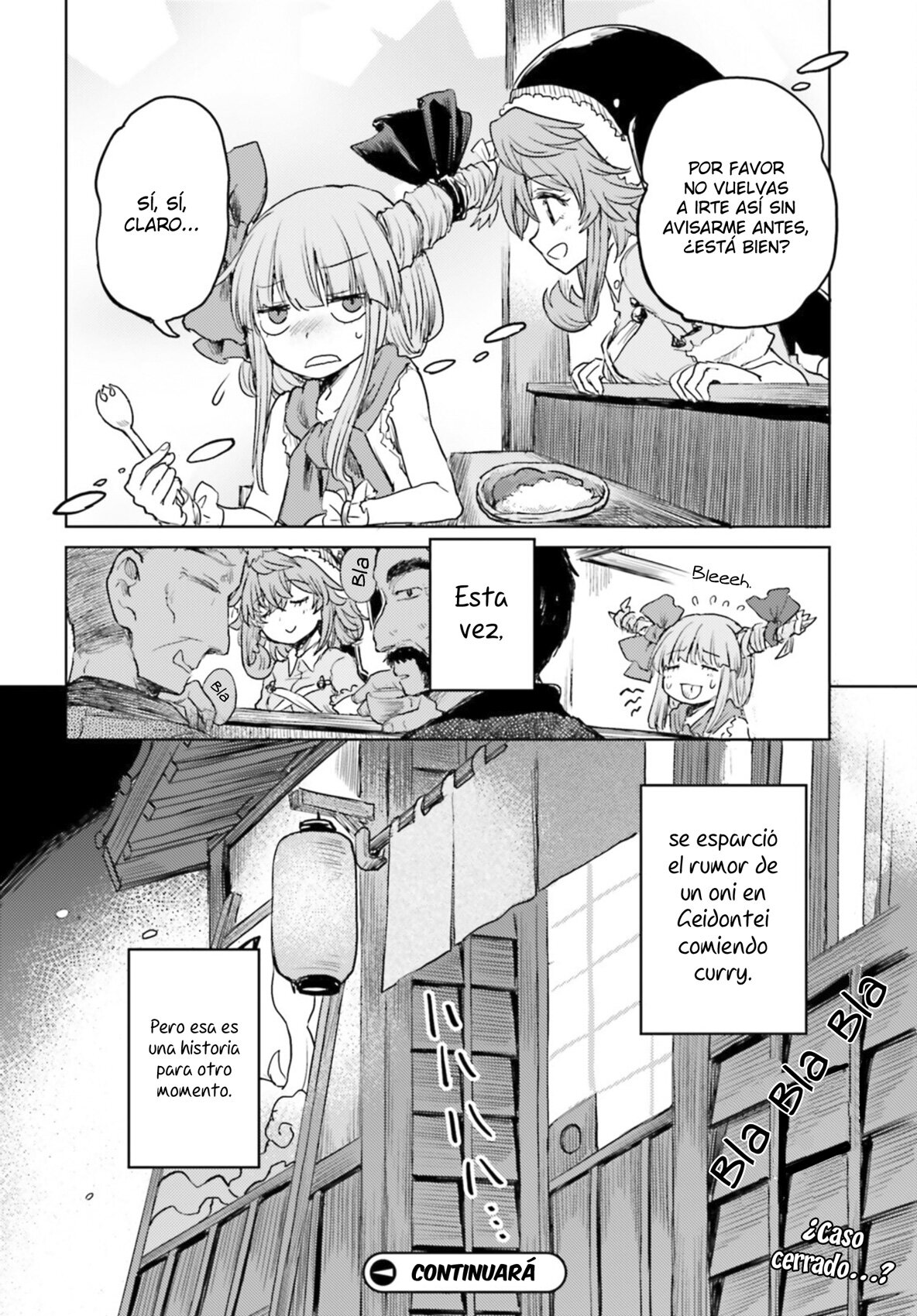 Touhou Suichouka ~ Lotus Eater-tachi no Suisei Capitulo 36: Bebida del delirio, oni del olvido (parte 2) página 29