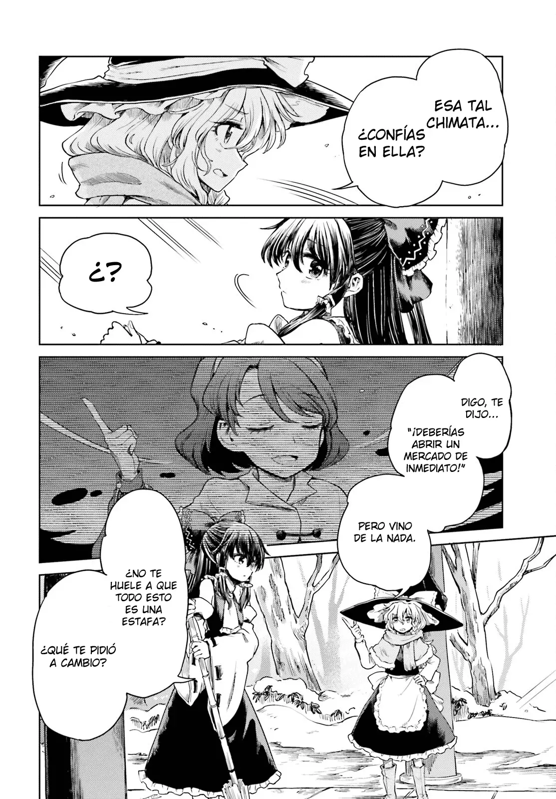 Touhou Suichouka ~ Lotus Eater-tachi no Suisei Capitulo 38: Los comerciantes y los borrachos no siempre dicen la verdad (parte 2) página 12