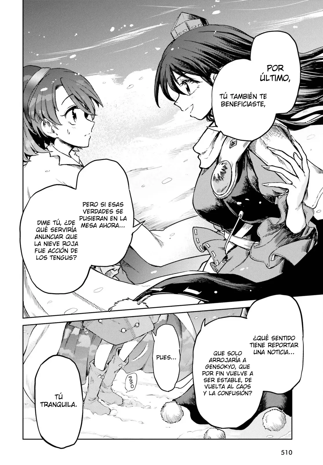 Touhou Suichouka ~ Lotus Eater-tachi no Suisei Capitulo 38: Los comerciantes y los borrachos no siempre dicen la verdad (parte 2) página 24