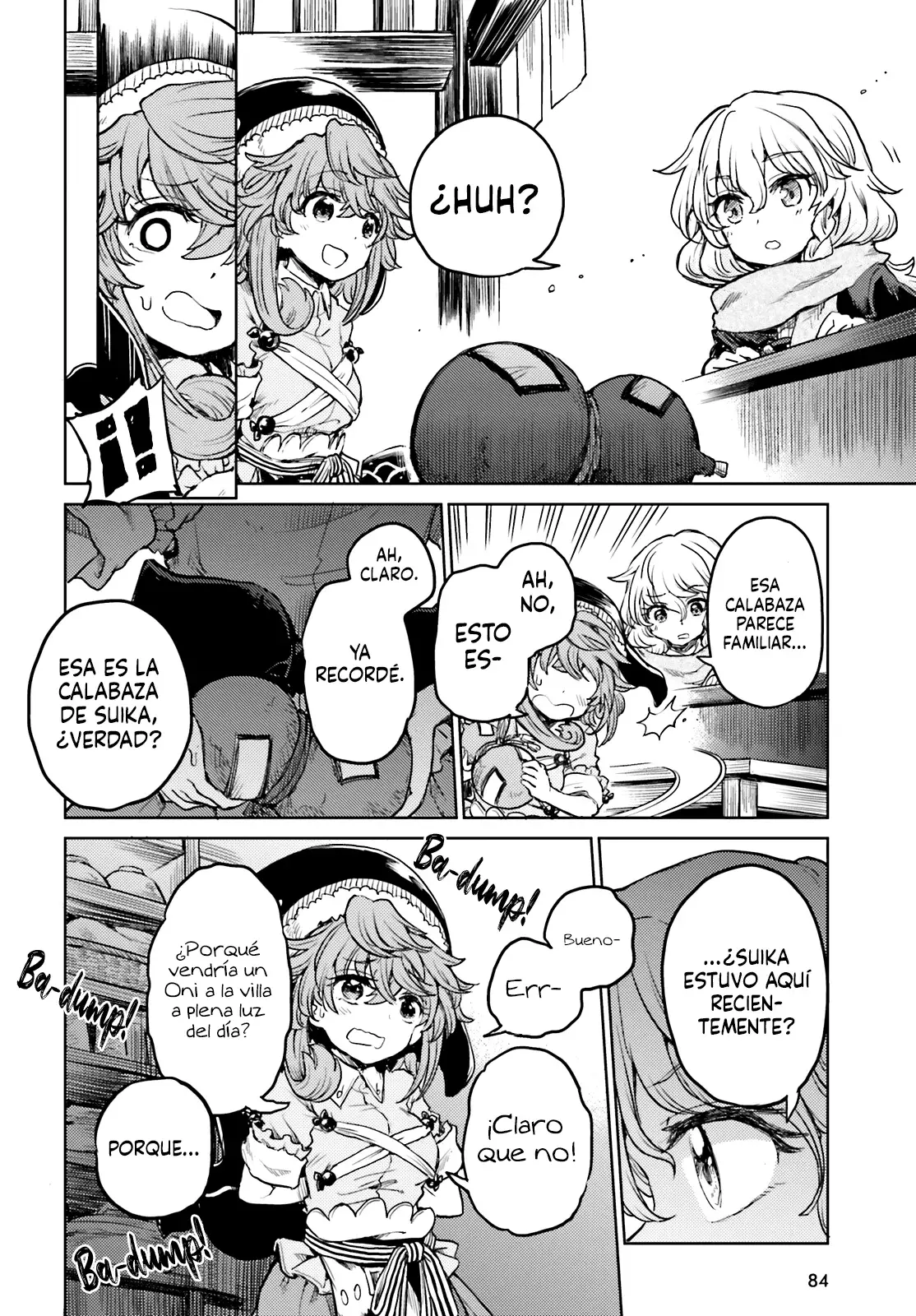 Touhou Suichouka ~ Lotus Eater-tachi no Suisei Capitulo 39: Un Oni fuera de su calabaza (Parte 1) página 14
