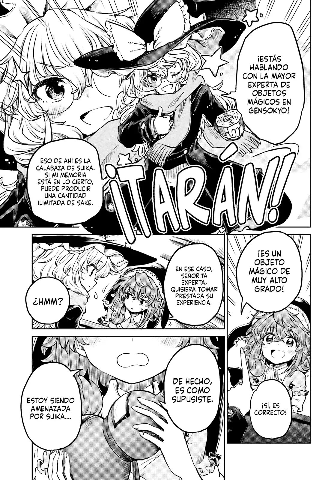 Touhou Suichouka ~ Lotus Eater-tachi no Suisei Capitulo 39: Un Oni fuera de su calabaza (Parte 1) página 17