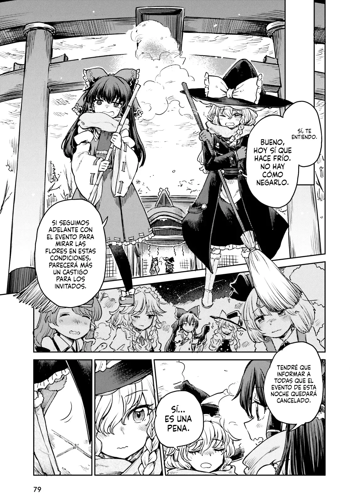 Touhou Suichouka ~ Lotus Eater-tachi no Suisei Capitulo 39: Un Oni fuera de su calabaza (Parte 1) página 9