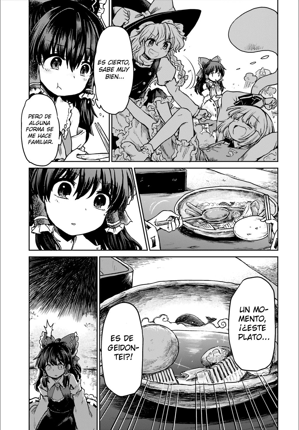 Touhou Suichouka ~ Lotus Eater-tachi no Suisei Capitulo 4: Los arrogantes atrapan hasta al simio rojo página 17