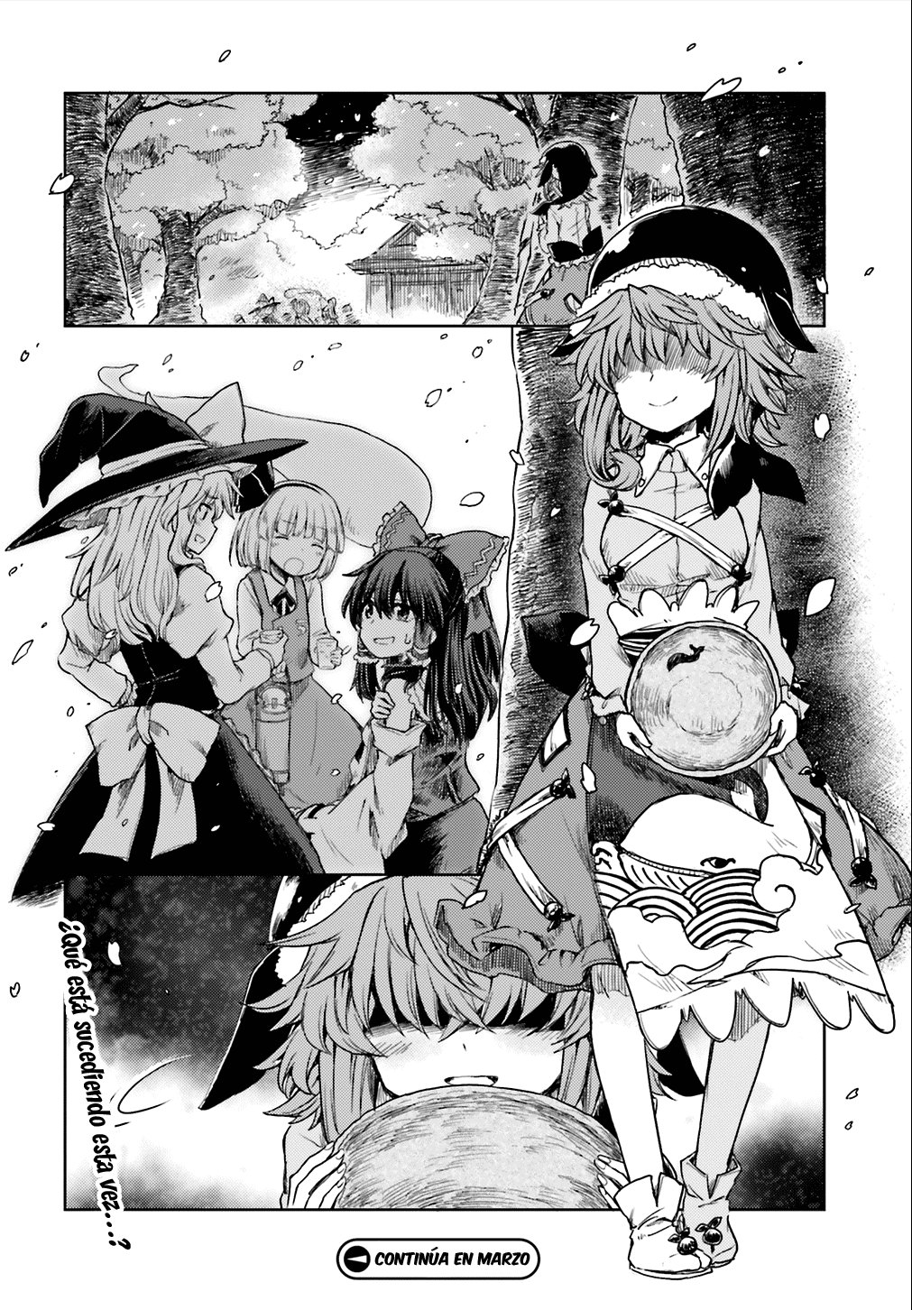 Touhou Suichouka ~ Lotus Eater-tachi no Suisei Capitulo 4: Los arrogantes atrapan hasta al simio rojo página 22