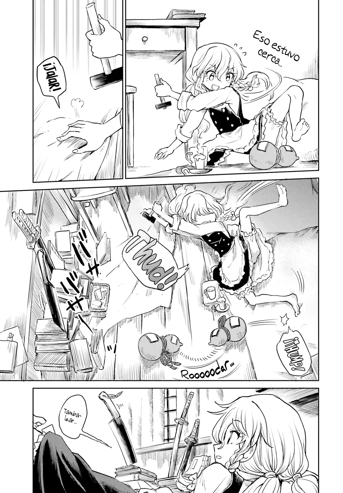 Touhou Suichouka ~ Lotus Eater-tachi no Suisei Capitulo 40: Un Oni fuera de su calabaza (Parte 2) página 15