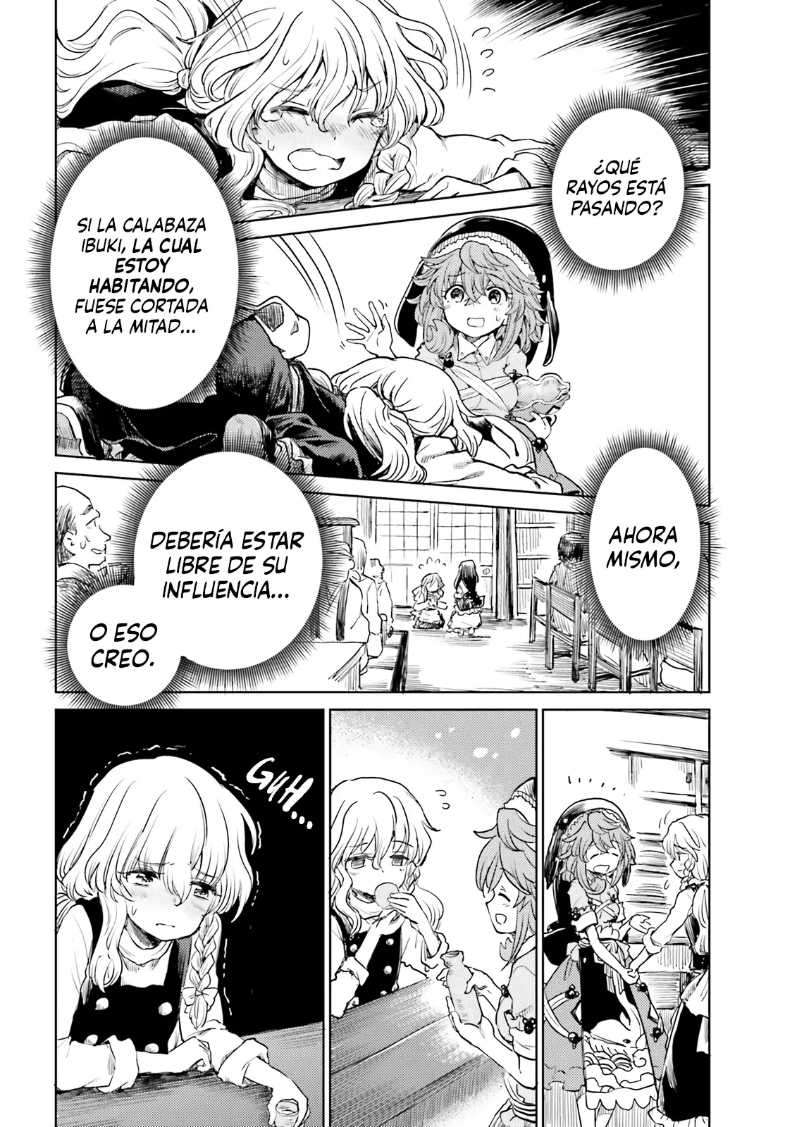 Touhou Suichouka ~ Lotus Eater-tachi no Suisei Capitulo 40: Un Oni fuera de su calabaza (Parte 2) página 18