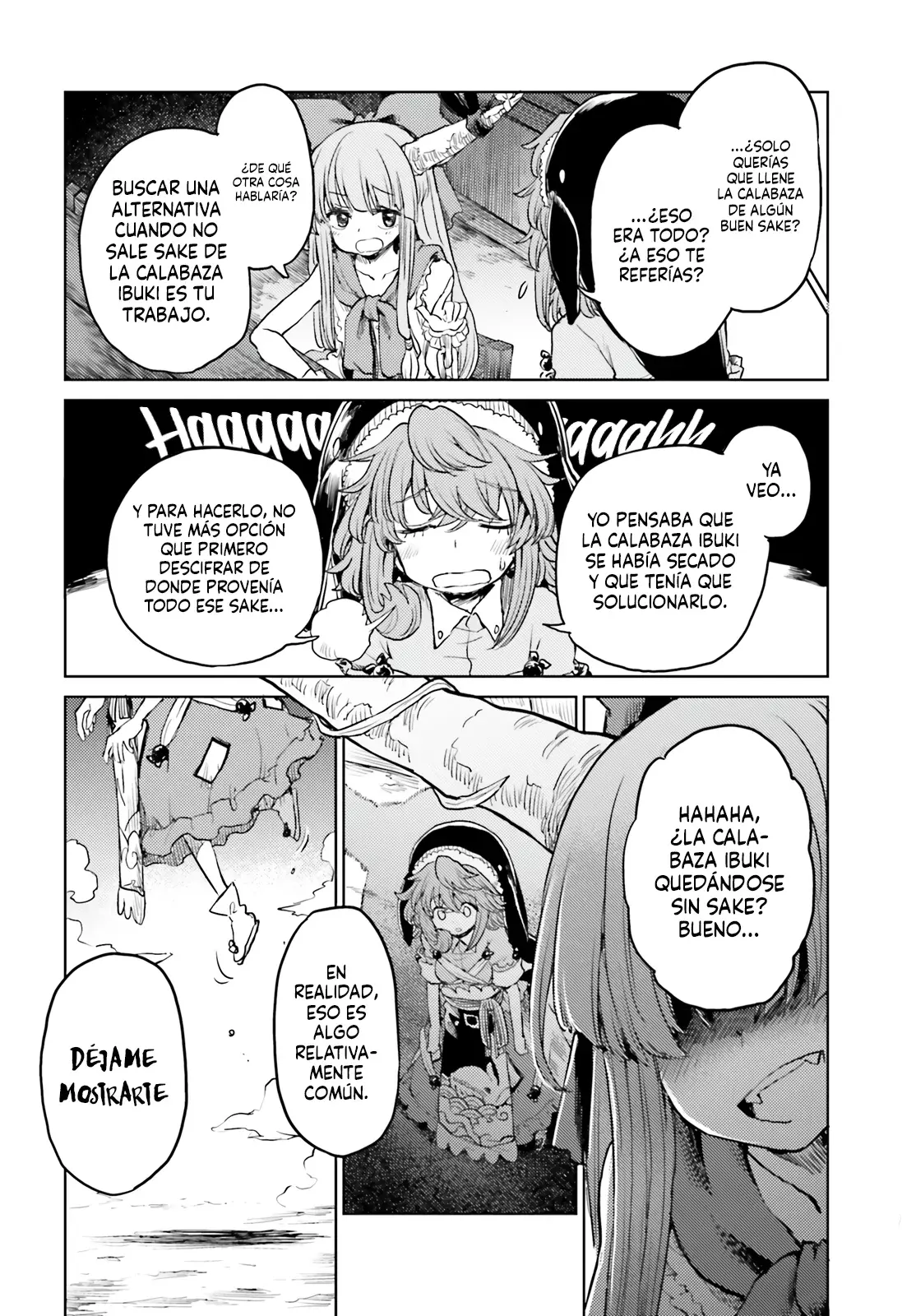 Touhou Suichouka ~ Lotus Eater-tachi no Suisei Capitulo 40: Un Oni fuera de su calabaza (Parte 2) página 22