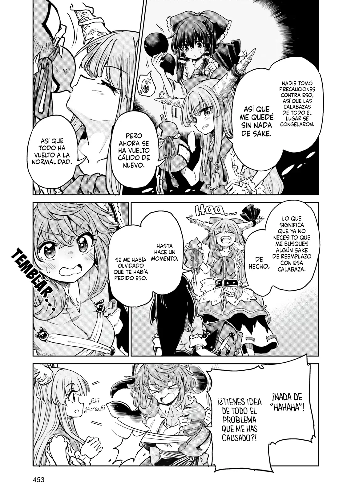 Touhou Suichouka ~ Lotus Eater-tachi no Suisei Capitulo 40: Un Oni fuera de su calabaza (Parte 2) página 25