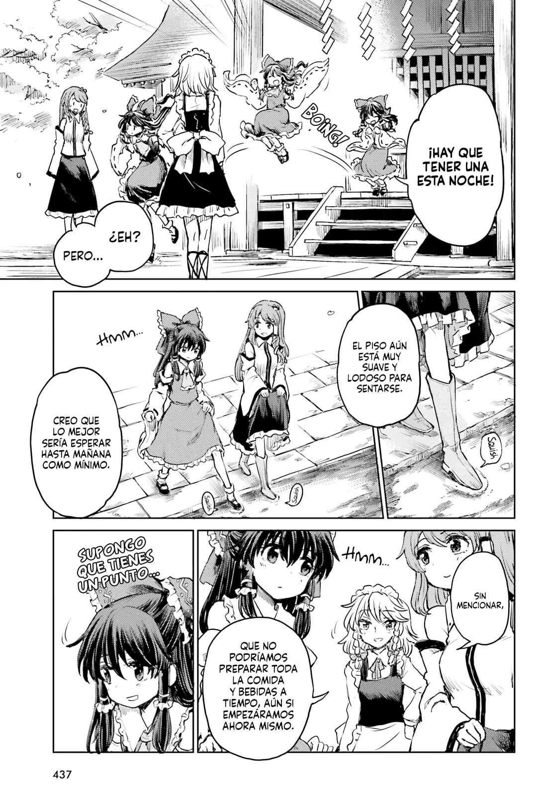 Touhou Suichouka ~ Lotus Eater-tachi no Suisei Capitulo 40: Un Oni fuera de su calabaza (Parte 2) página 9