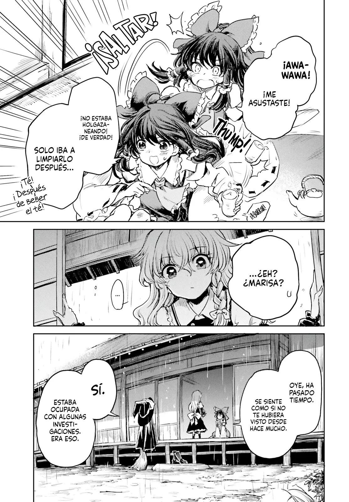 Touhou Suichouka ~ Lotus Eater-tachi no Suisei Capitulo 41: Bebiendo del árbol equivocado (Parte 1) página 13