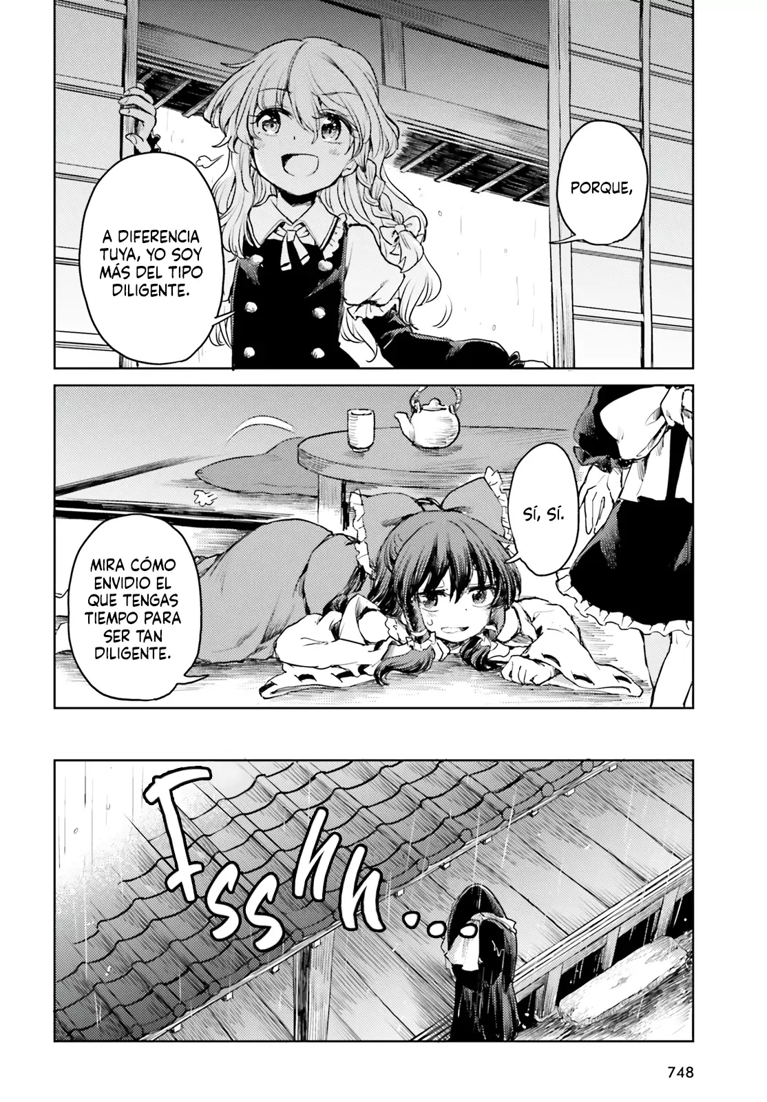 Touhou Suichouka ~ Lotus Eater-tachi no Suisei Capitulo 41: Bebiendo del árbol equivocado (Parte 1) página 14