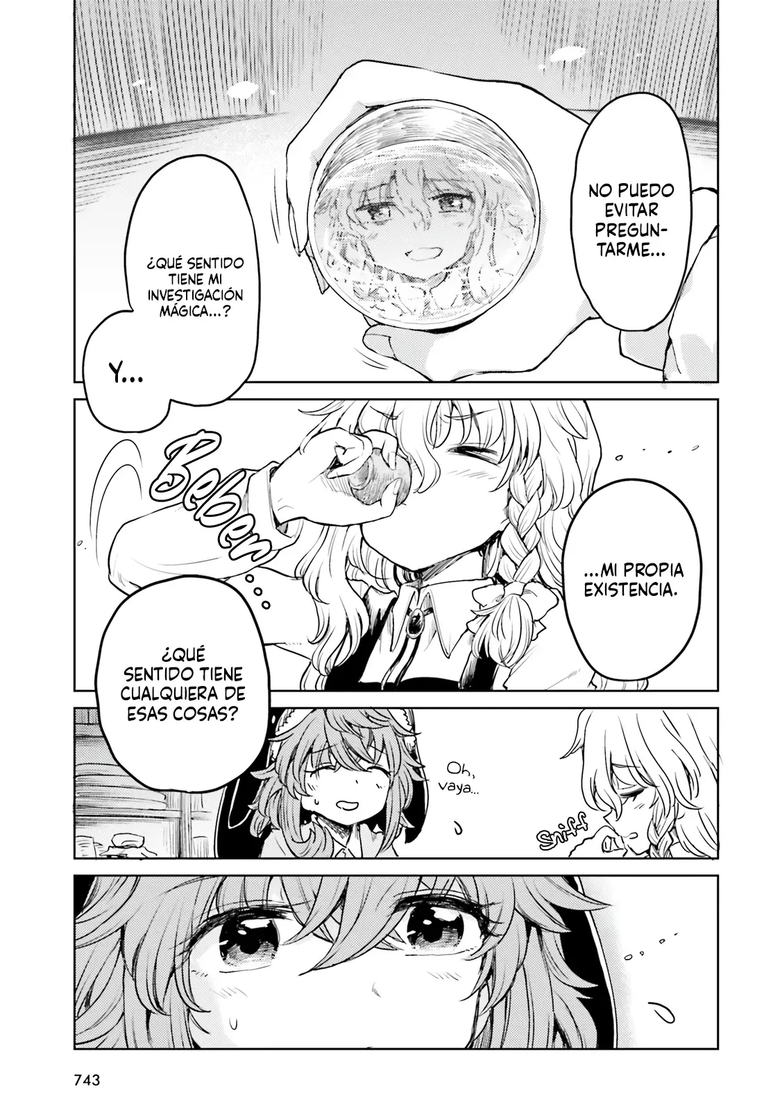 Touhou Suichouka ~ Lotus Eater-tachi no Suisei Capitulo 41: Bebiendo del árbol equivocado (Parte 1) página 9