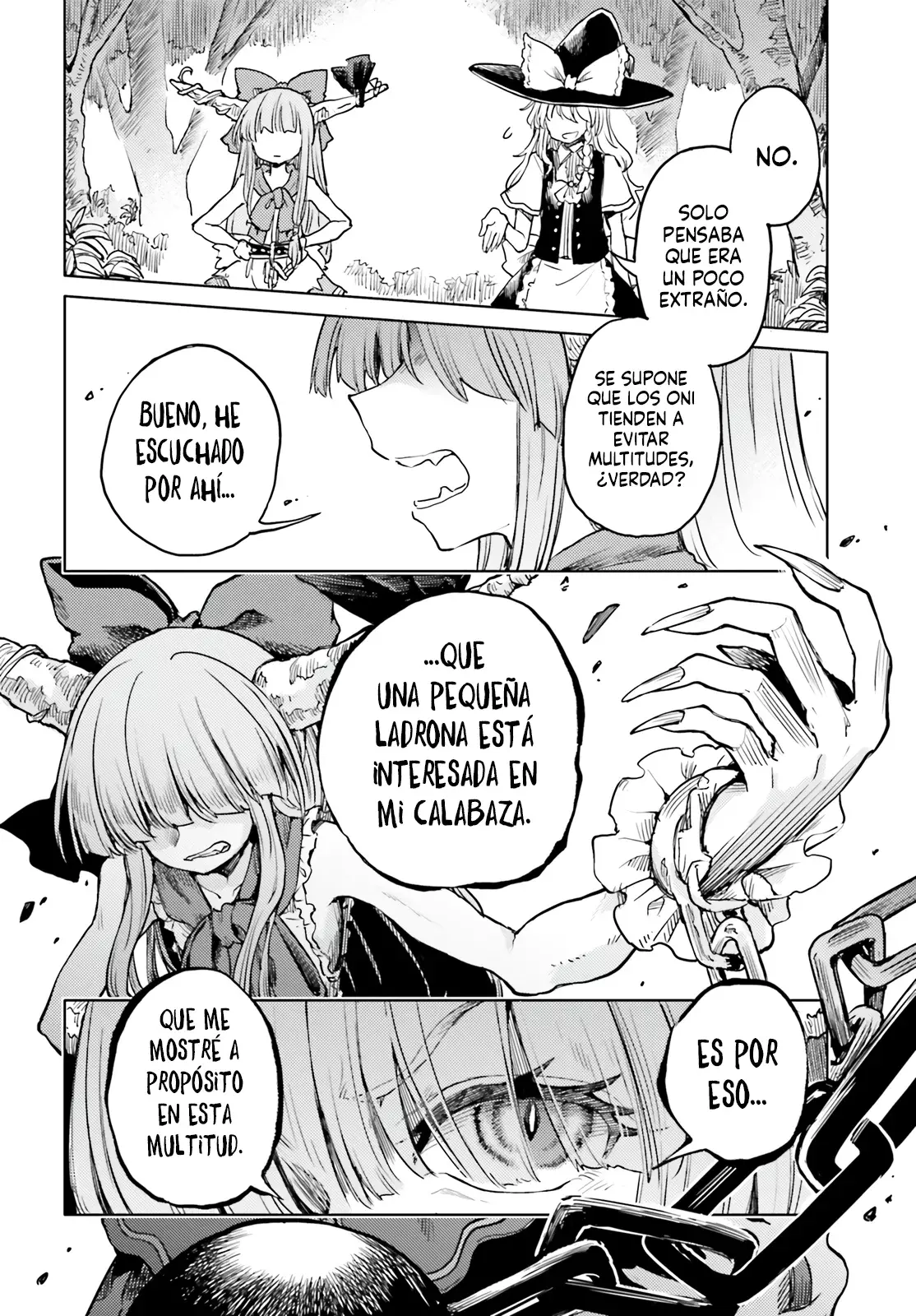Touhou Suichouka ~ Lotus Eater-tachi no Suisei Capitulo 42: Bebiendo del árbol equivocado (Parte 2) página 14