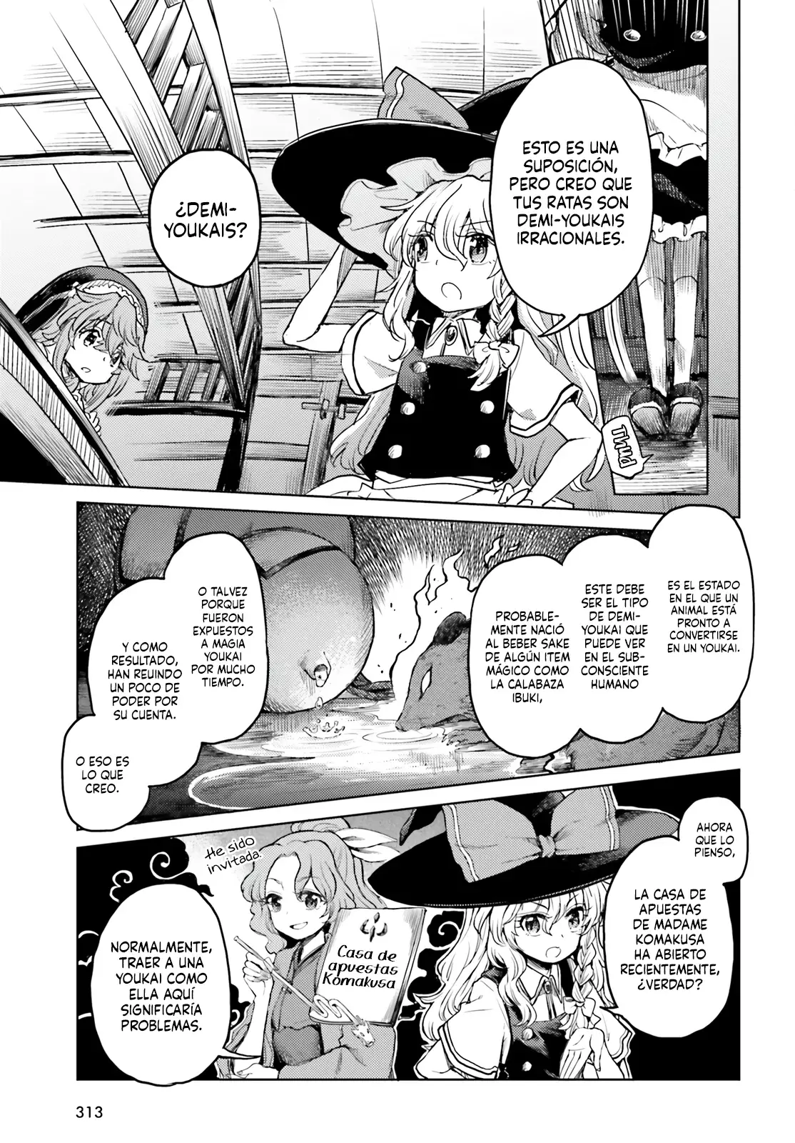 Touhou Suichouka ~ Lotus Eater-tachi no Suisei Capitulo 42: Bebiendo del árbol equivocado (Parte 2) página 5