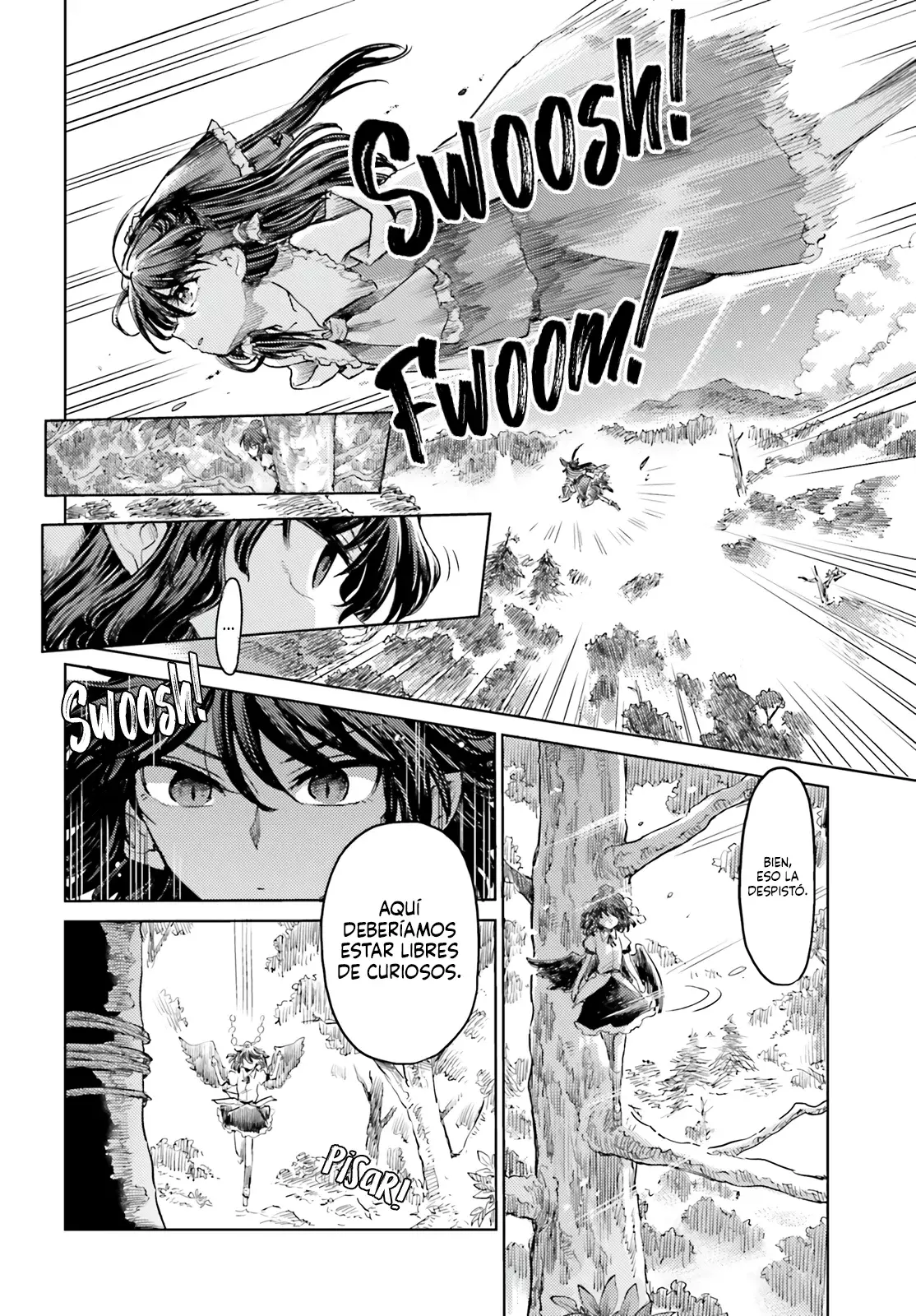 Touhou Suichouka ~ Lotus Eater-tachi no Suisei Capitulo 44: Más vale un bar llameante que una mirada llameante (Parte 2) página 12