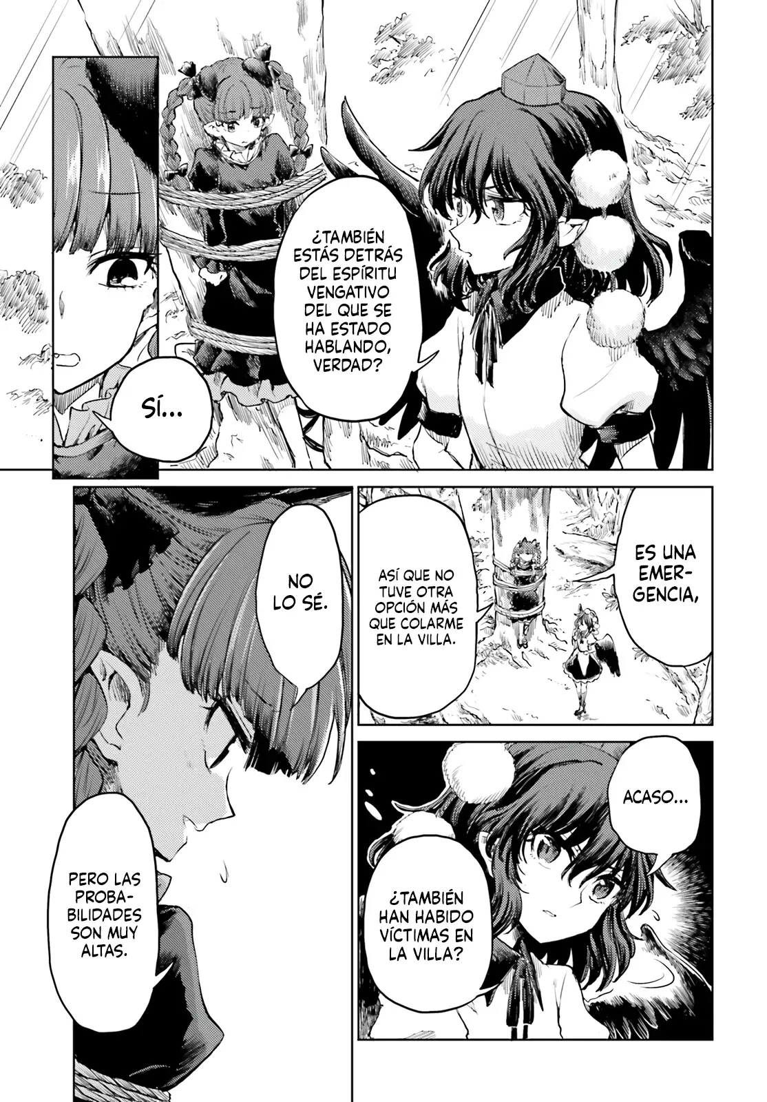 Touhou Suichouka ~ Lotus Eater-tachi no Suisei Capitulo 44: Más vale un bar llameante que una mirada llameante (Parte 2) página 17