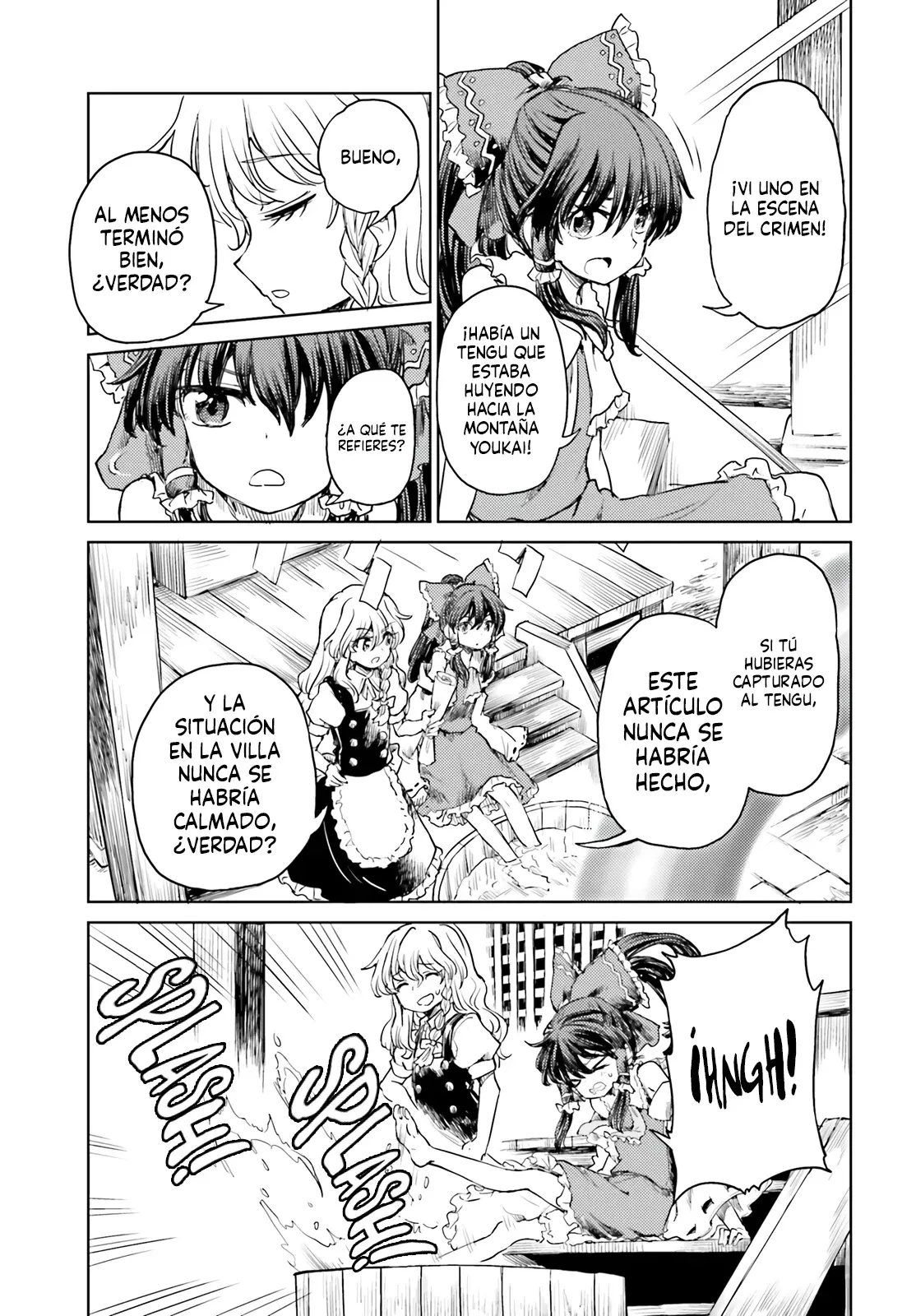 Touhou Suichouka ~ Lotus Eater-tachi no Suisei Capitulo 44: Más vale un bar llameante que una mirada llameante (Parte 2) página 21