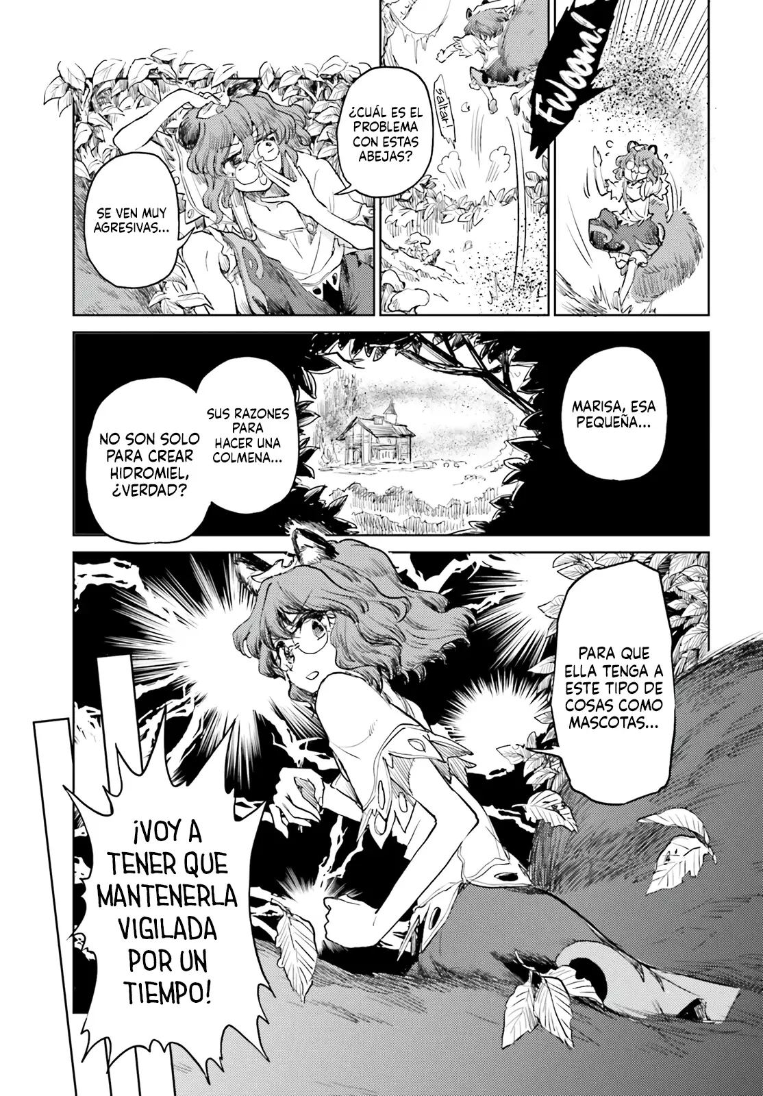 Touhou Suichouka ~ Lotus Eater-tachi no Suisei Capitulo 46: Llevando miel a un panal (Parte 2) página 15