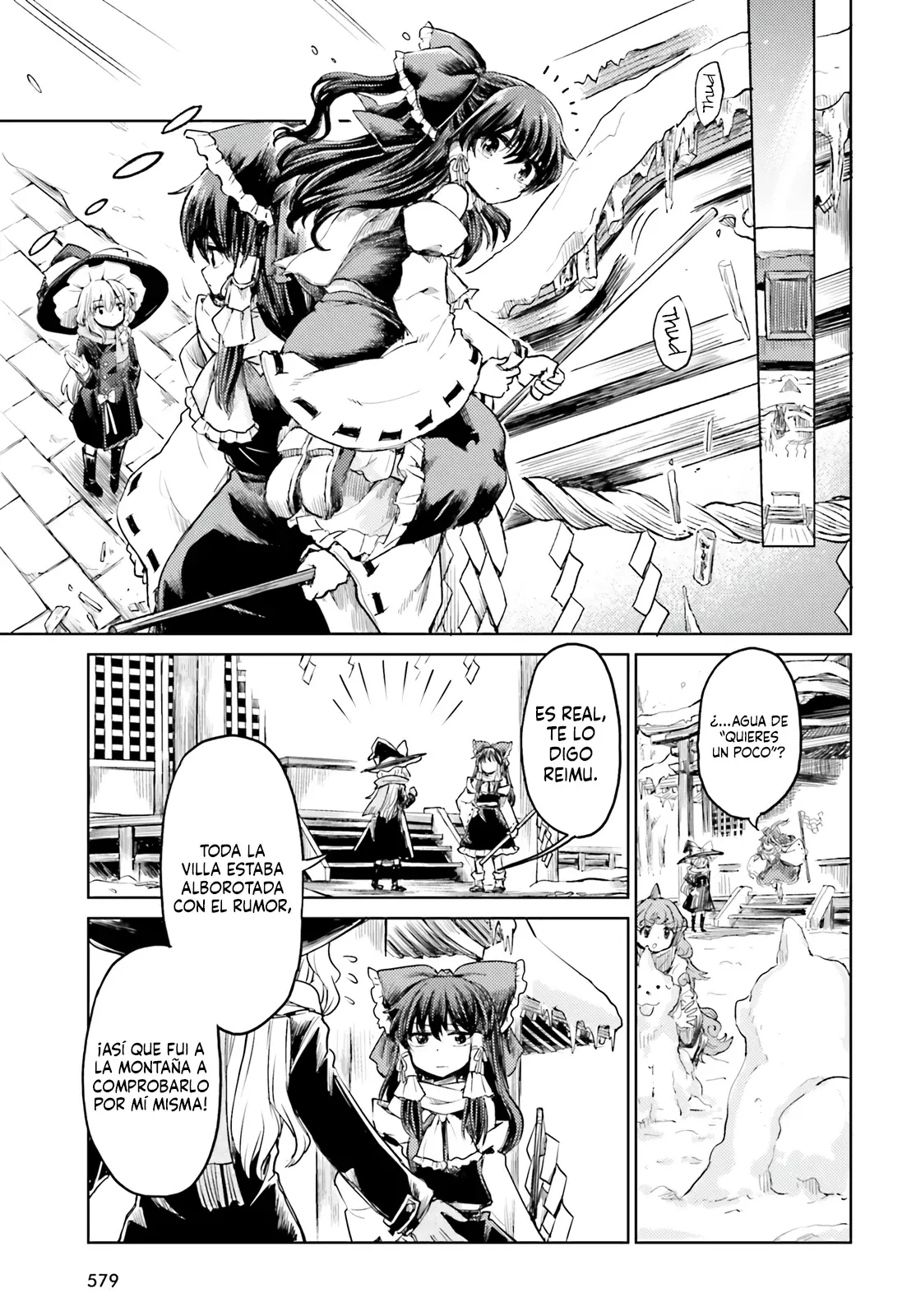 Touhou Suichouka ~ Lotus Eater-tachi no Suisei Capitulo 47: El alcohol busca su propio nivel (Parte 1) página 9