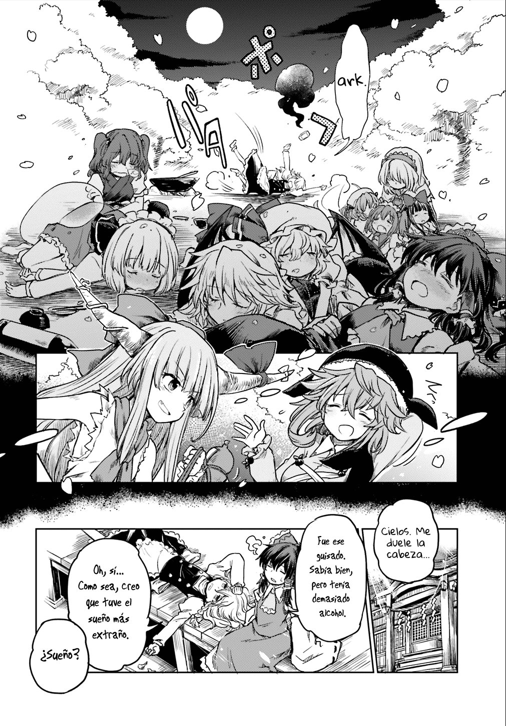 Touhou Suichouka ~ Lotus Eater-tachi no Suisei Capitulo 5: Los arrogantes atrapan hasta al simio rojo (parte 2) página 24