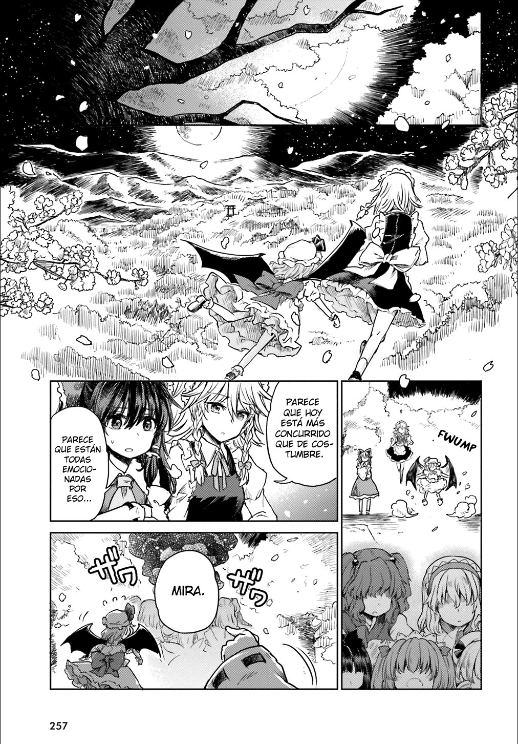 Touhou Suichouka ~ Lotus Eater-tachi no Suisei Capitulo 5: Los arrogantes atrapan hasta al simio rojo (parte 2) página 7