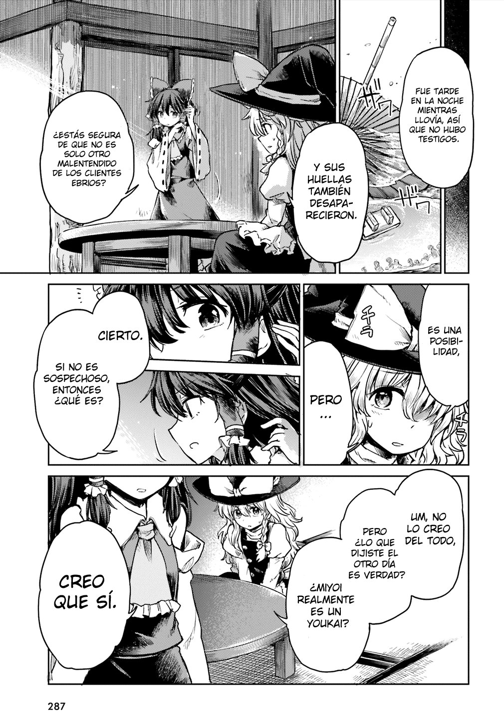 Touhou Suichouka ~ Lotus Eater-tachi no Suisei Capitulo 6: No hay youkais en los lugares sin alcohol (parte 1) página 21