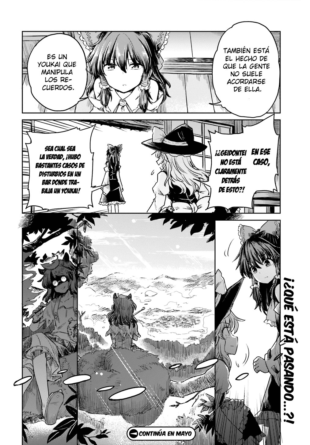 Touhou Suichouka ~ Lotus Eater-tachi no Suisei Capitulo 6: No hay youkais en los lugares sin alcohol (parte 1) página 22