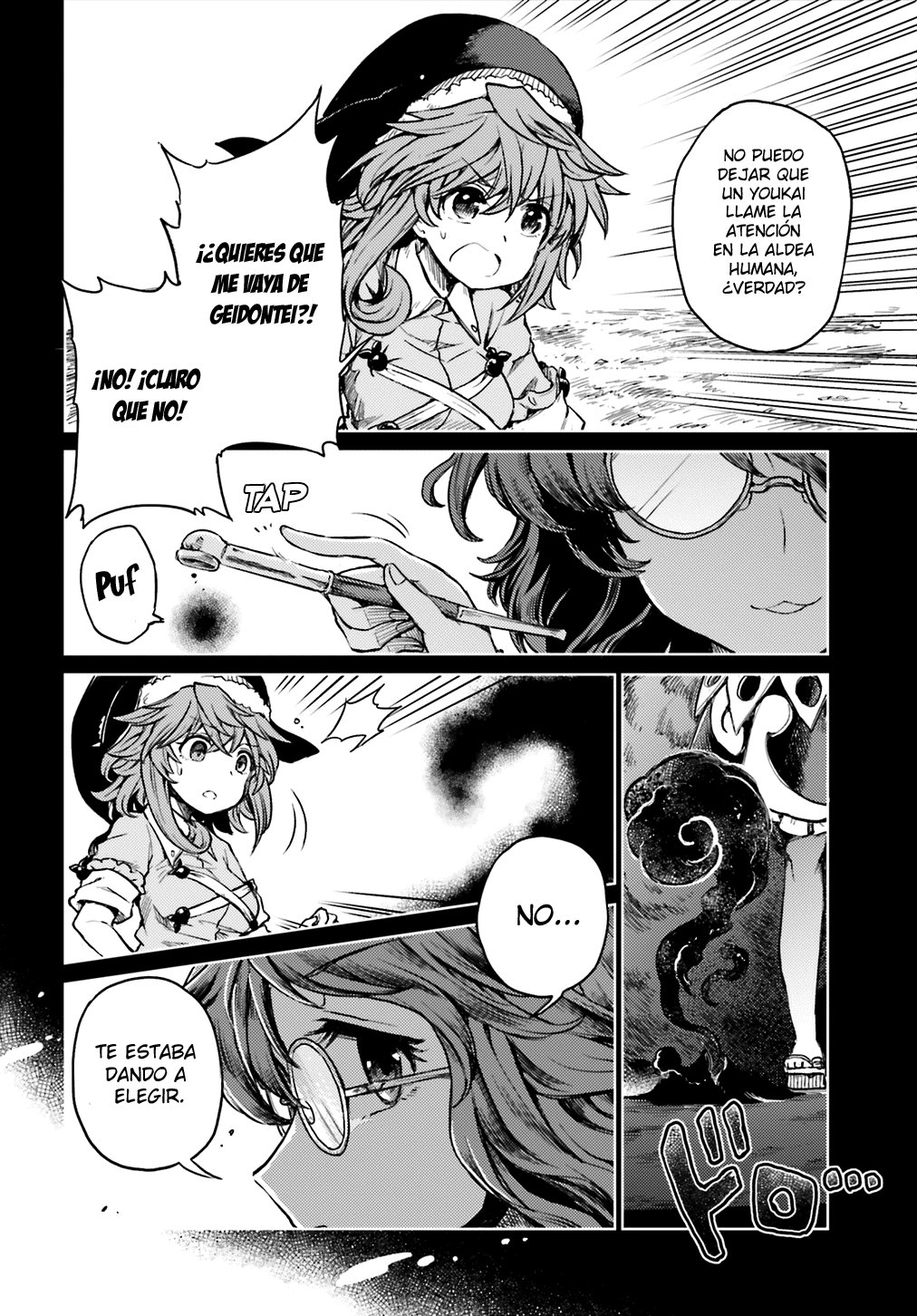 Touhou Suichouka ~ Lotus Eater-tachi no Suisei Capitulo 7: No hay youkais en los lugares sin alcohol (parte 2) página 11