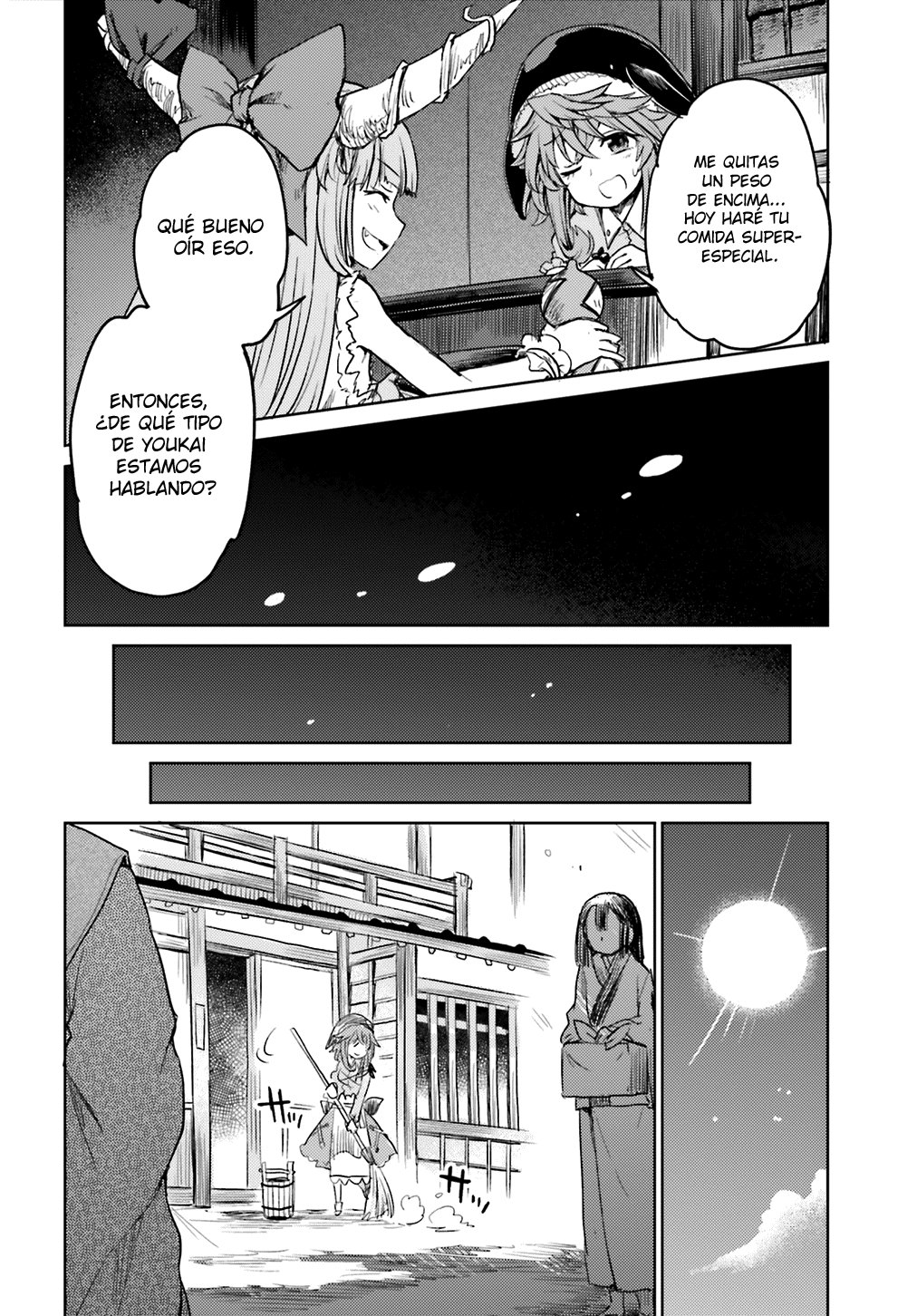 Touhou Suichouka ~ Lotus Eater-tachi no Suisei Capitulo 7: No hay youkais en los lugares sin alcohol (parte 2) página 17
