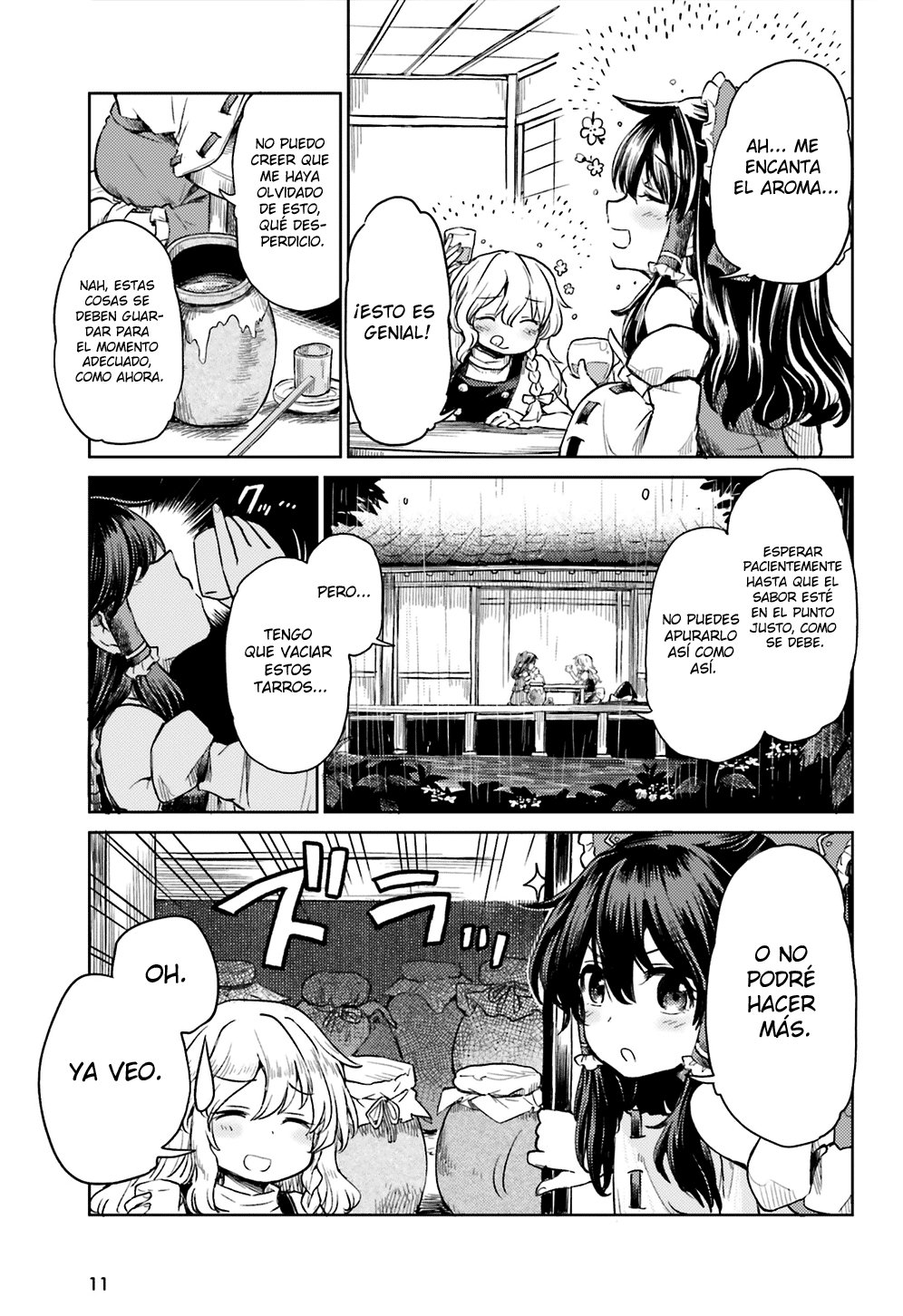 Touhou Suichouka ~ Lotus Eater-tachi no Suisei Capitulo 8: Las botellas tienen bocas y los potes, orejas (parte 1) página 3
