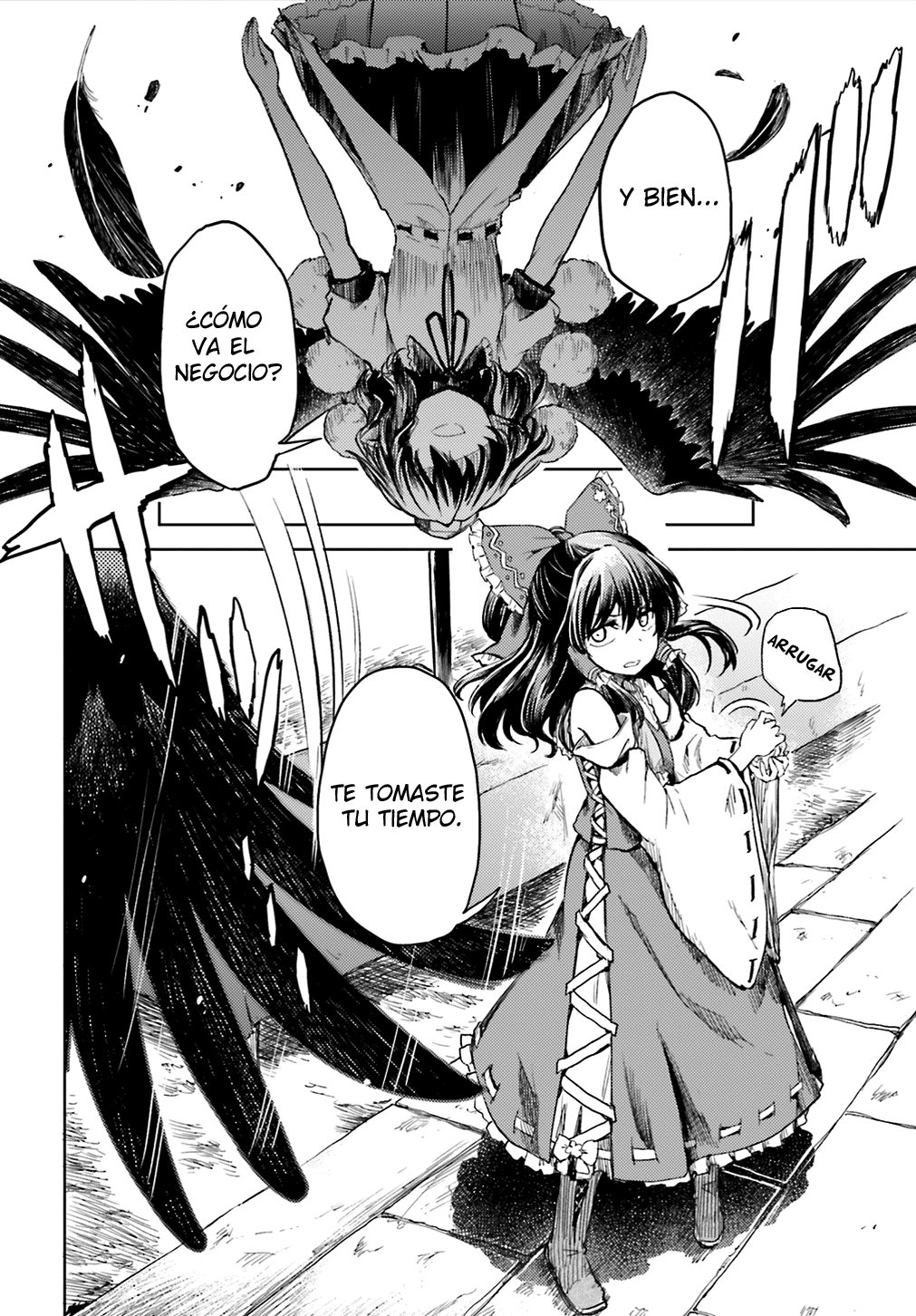 Touhou Suichouka ~ Lotus Eater-tachi no Suisei Capitulo 9: Las botellas tienen bocas y los potes, orejas (parte 2) página 2