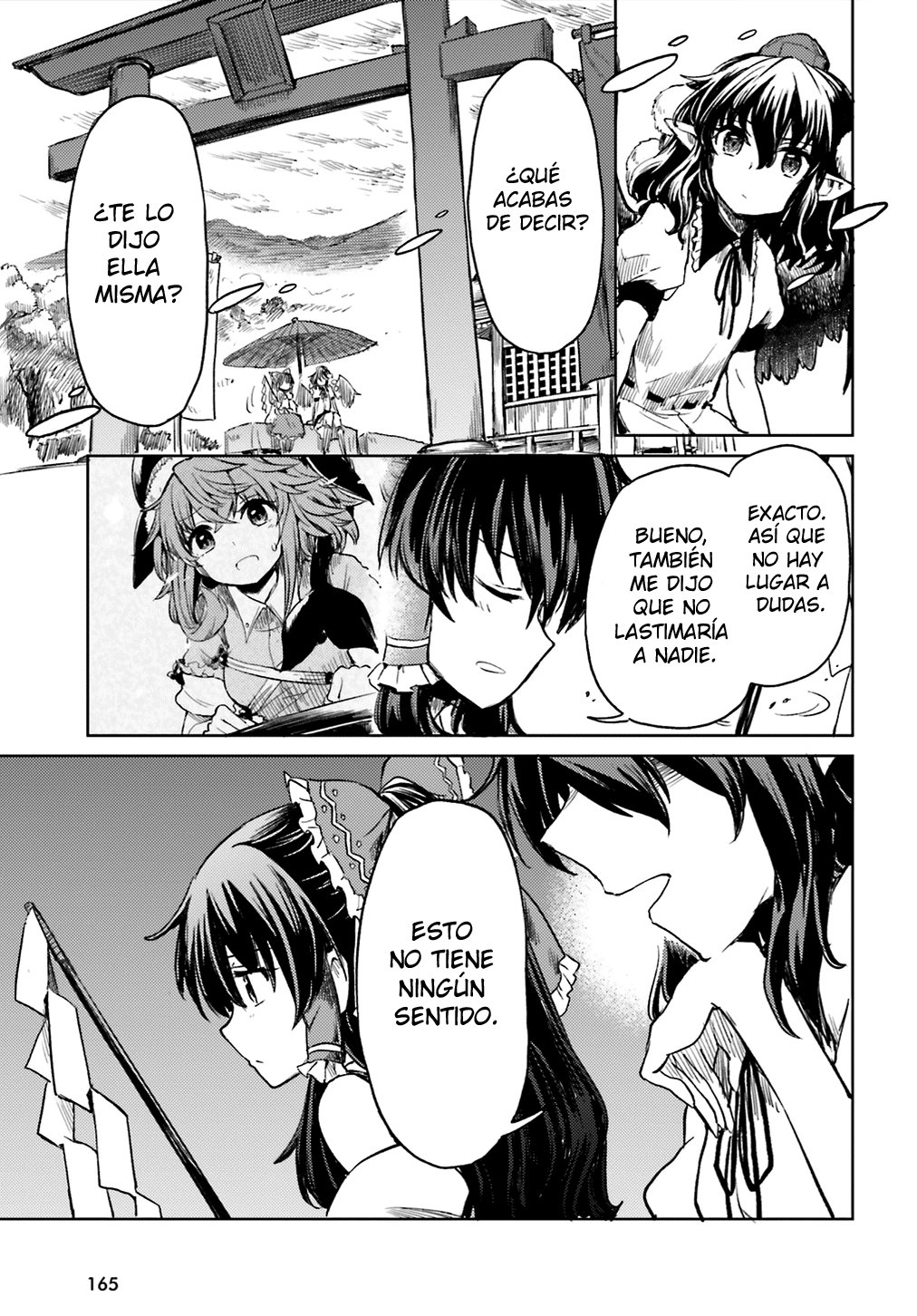 Touhou Suichouka ~ Lotus Eater-tachi no Suisei Capitulo 9: Las botellas tienen bocas y los potes, orejas (parte 2) página 7