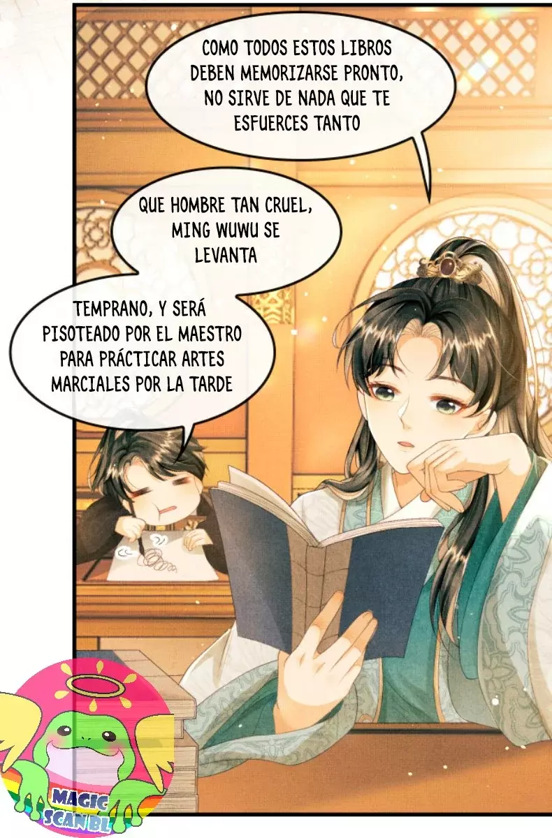 El general quiere ser un suplente. Capitulo 10: El General Gu enseña personalmente tiro con arco página 11