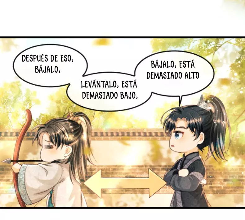 El general quiere ser un suplente. Capitulo 10: El General Gu enseña personalmente tiro con arco página 39