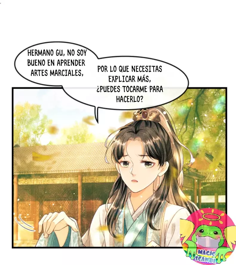 El general quiere ser un suplente. Capitulo 10: El General Gu enseña personalmente tiro con arco página 43