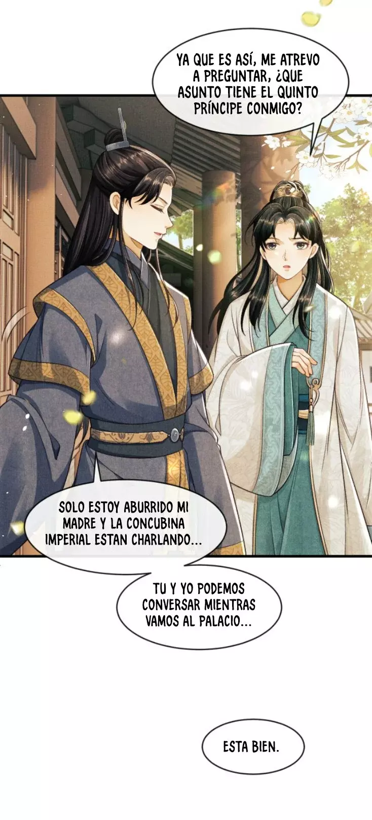 El general quiere ser un suplente. Capitulo 9: El General Gu se pone celoso página 37