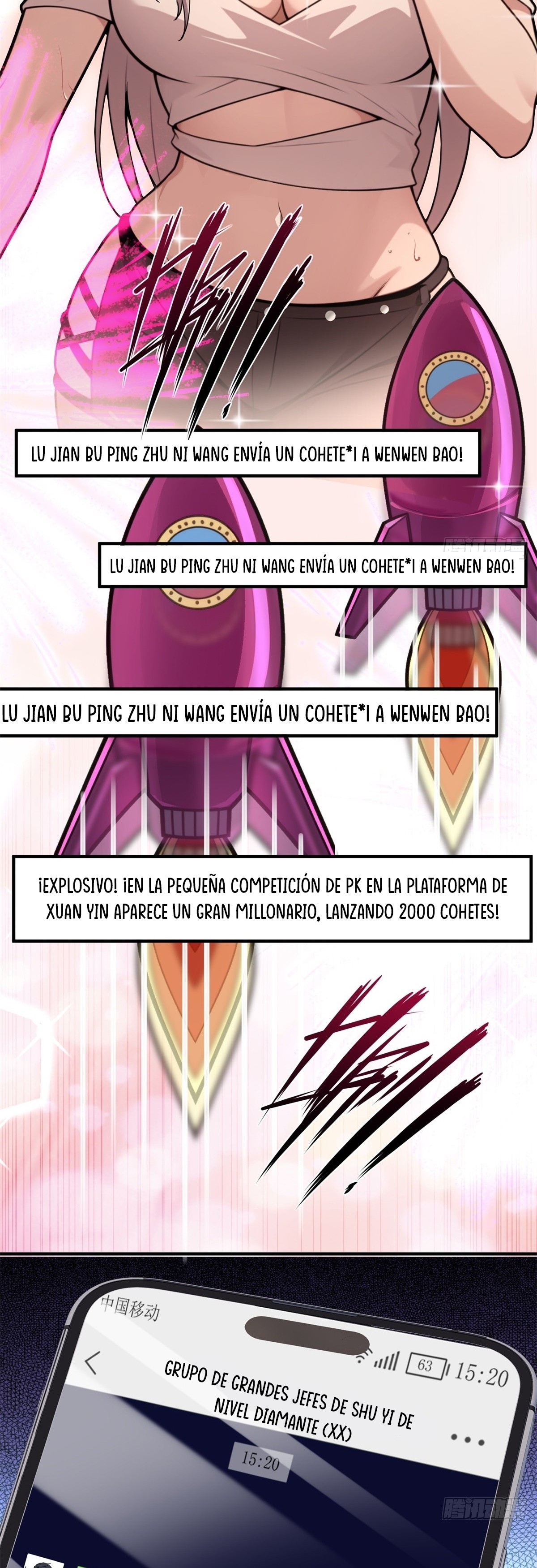El sistema supremo del magnate despilfarrador. Capitulo 12 página 15