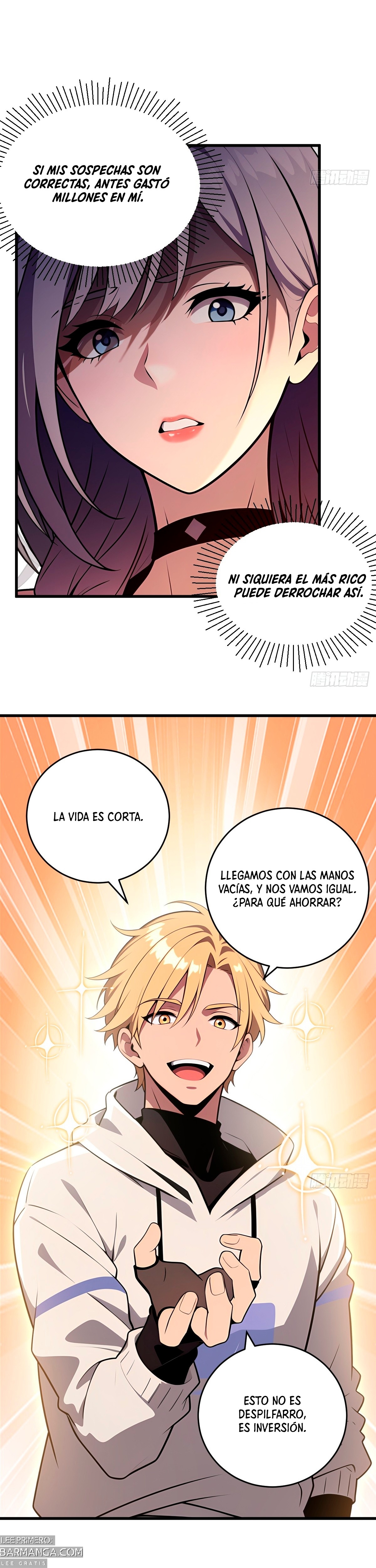 El sistema supremo del magnate despilfarrador. Capitulo 27 página 18