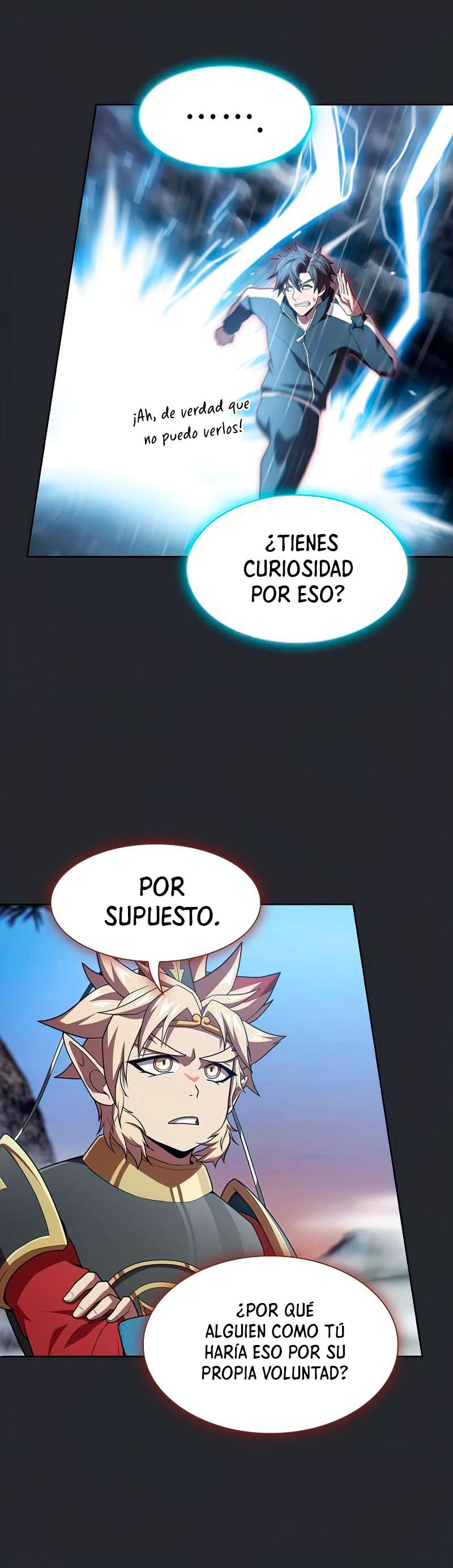 la torre del tutorial con el jugador avanzado Capitulo 104 página 18
