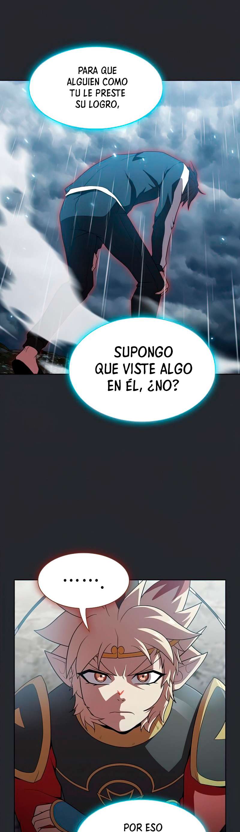 la torre del tutorial con el jugador avanzado Capitulo 104 página 20