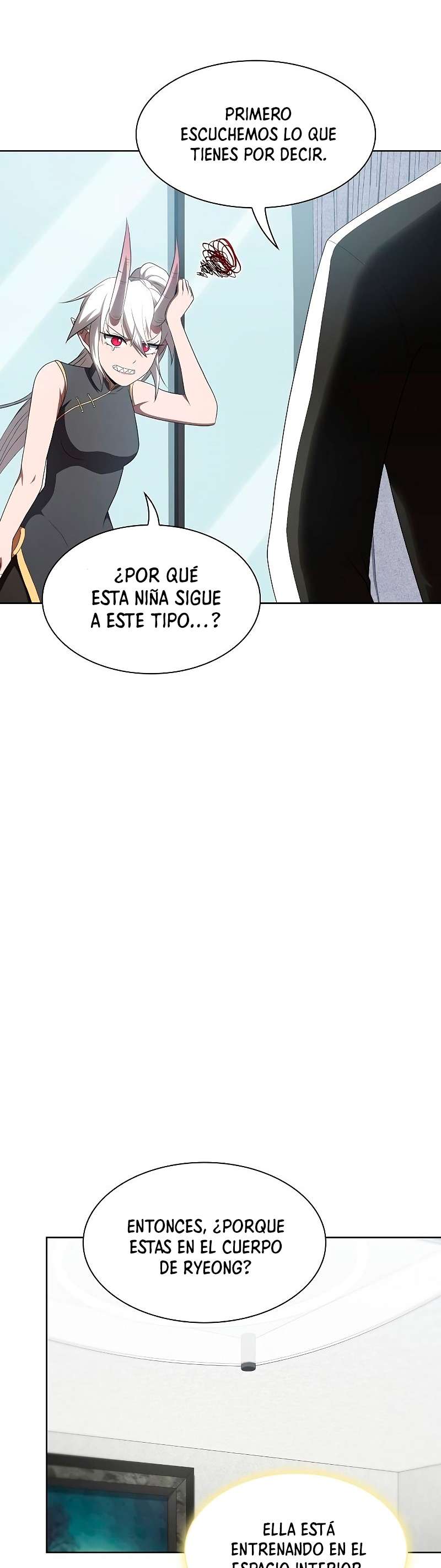 la torre del tutorial con el jugador avanzado Capitulo 108 página 32