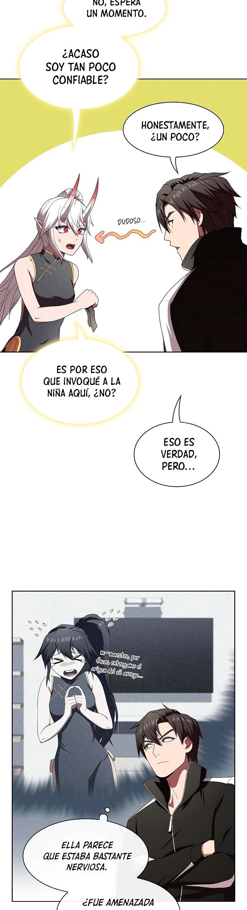 la torre del tutorial con el jugador avanzado Capitulo 109 página 31