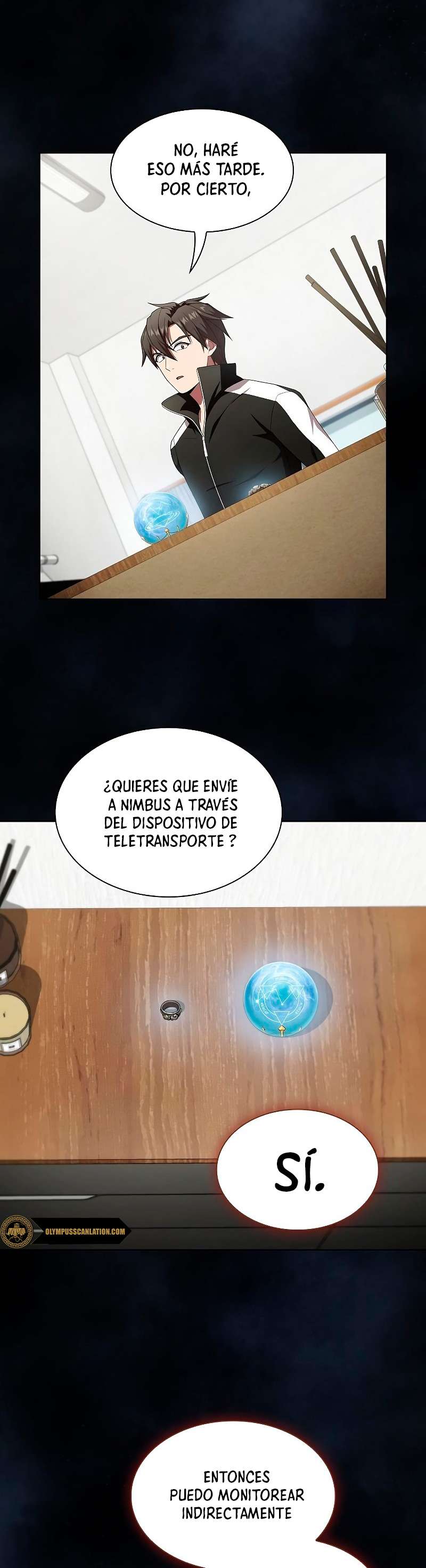 la torre del tutorial con el jugador avanzado Capitulo 109 página 40
