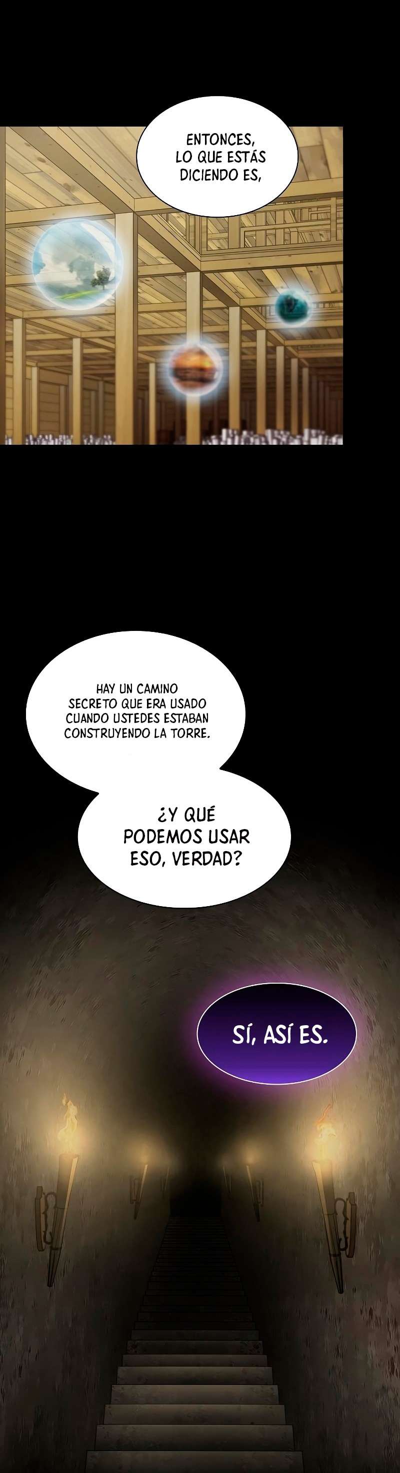 la torre del tutorial con el jugador avanzado Capitulo 109 página 7