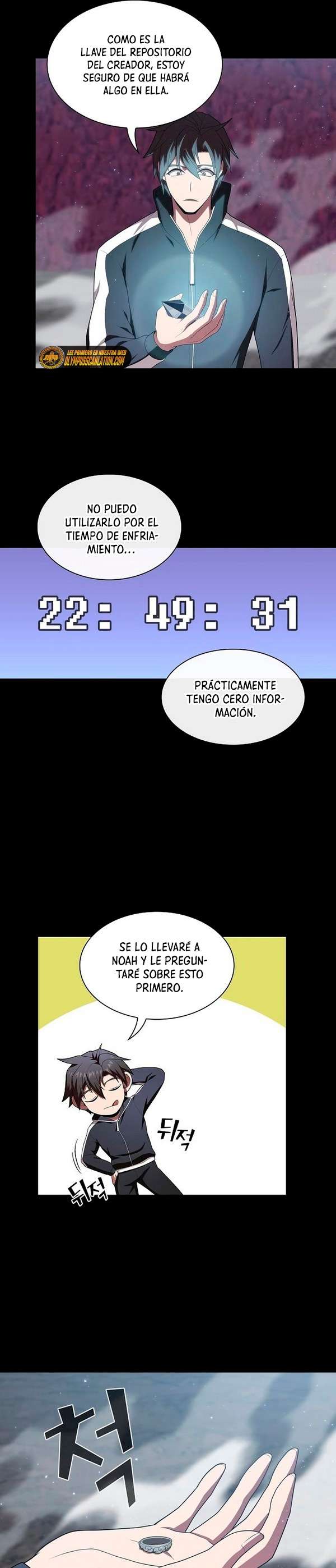 la torre del tutorial con el jugador avanzado Capitulo 115 página 13